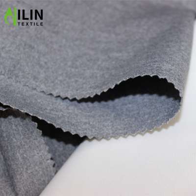 Firm 97% polyester 3% spandex polyester plain dyed scuba knit fabric wear resistance civilian mask fabric